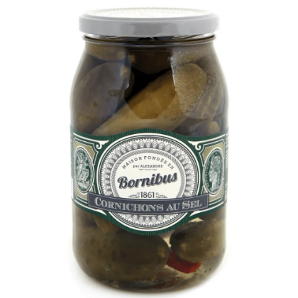 Poza cu Castraveţi muraţi în saramură, Bornibus, 860 g 