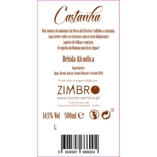 Poza cu Lichior de castane Serra da Estrela, Zimbro, 500 ml