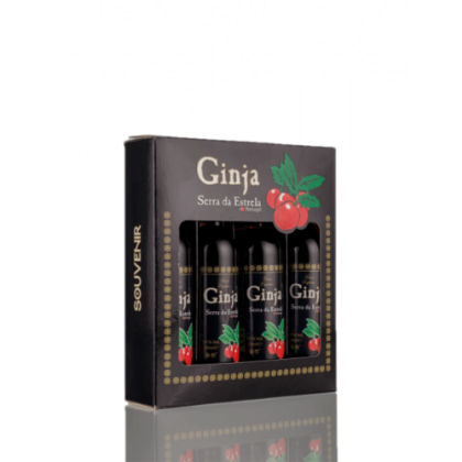 Poza cu Set 4 mini lichior de cireşe Ginja Serra Estrela 4x50 ml