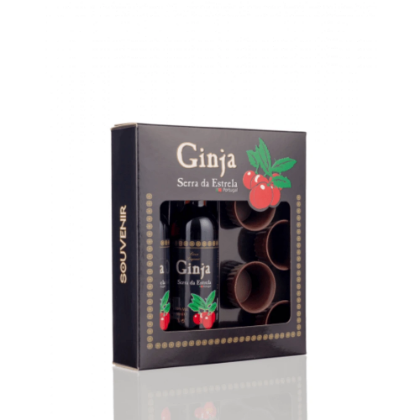 Poza cu Set 2 mini lichior de cireşe Ginja Serra Estrela  2X50 ml 