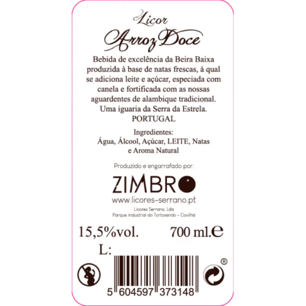 Poza cu Lichior de orez dulce Beira Baixa, Zimbro, 700 ml