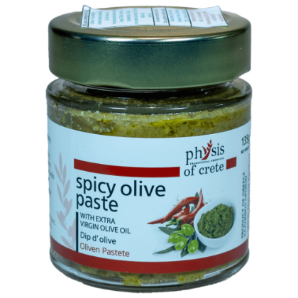 Poza cu Pastă picantă de măsline verzi, Physis of Crete, 135 g
