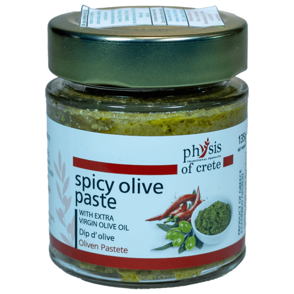 Poza cu Pastă picantă de măsline verzi, Physis of Crete, 135 g
