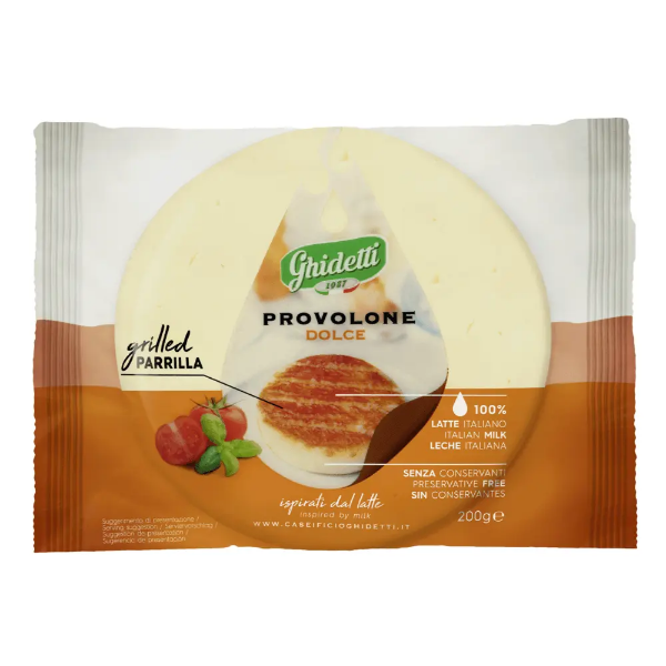 Poza cu Brânză Provolone Valpadana DOP Dolce, Ghidetti, 200 g