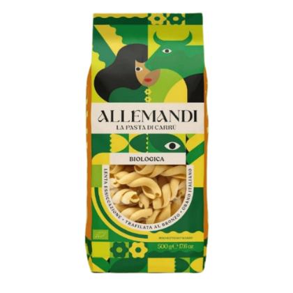 Poza cu Paste artizanale din grâu dur Bio, Trecce, Allemandi, 500g