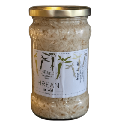 Poza cu Hrean în oţet, 320 g, Dealurile Uilei