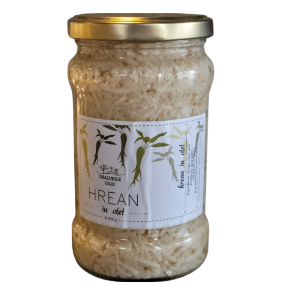Poza cu Hrean în oţet, 320 g, Dealurile Uilei