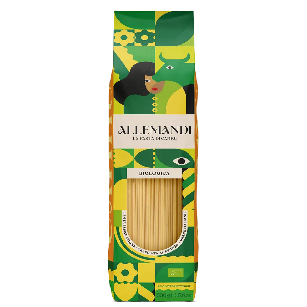 Poza cu SPAGHETTI DIN GRIS DE GRAU DUR BIO - 500GR