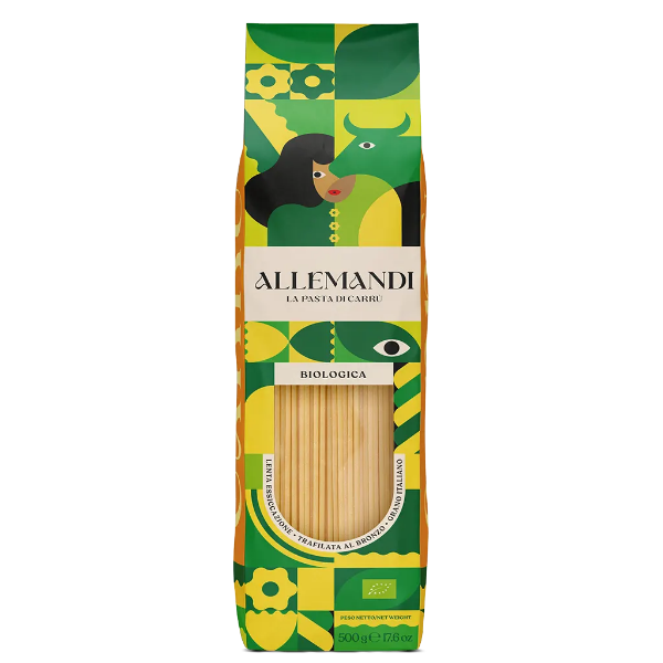 Poza cu SPAGHETTONI DIN GRIS DE GRAU DUR BIO - 500GR