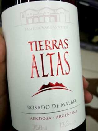 Poza cu TIERRAS ALTA ROSADO 0.75L SGR