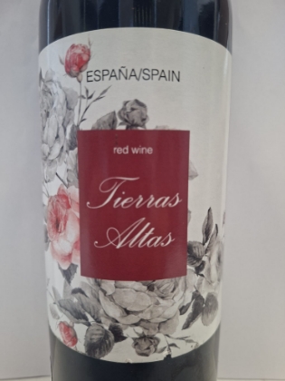 Poza cu TIERRAS ALTAS TINTO 0.75L SGR