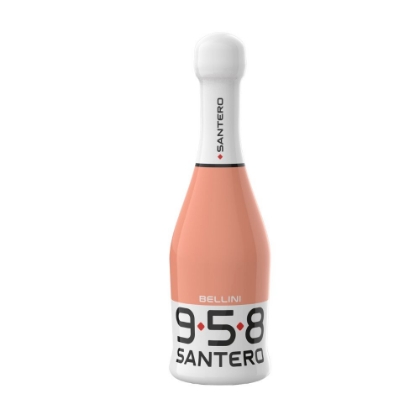 Poza cu Dile Bellini Peach – Cocktail Spumant Italian cu Piersica, Santero, 0.75L