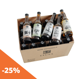 Pachet 24 beri Clusa la 0,33 l cu 25% reducere