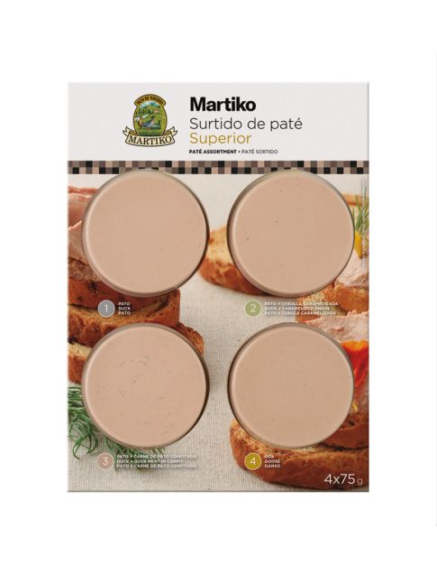 SELECȚIE DE PATEURI 4X75GR