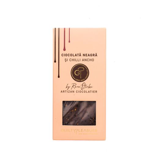 TABLETA CIOCOLATA NEAGRA CU CHILLI ANCHO 100GR